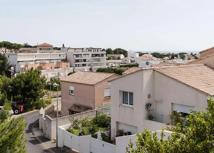 Familiale Spacieuse A Narbonne-plage Pour 6 Pers, Parking Prive, Animaux Admis - Fr-1-409-194 Βίλα